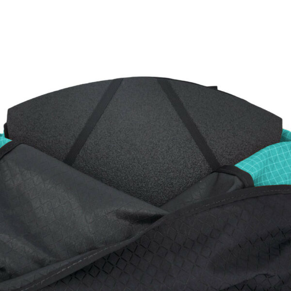 A detailed image of the removable/ replaceable foam frame on the ULA Photon backpack.