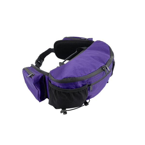 A ULA Burst Waist Pack in VX21 Purple Xpac Fabric.