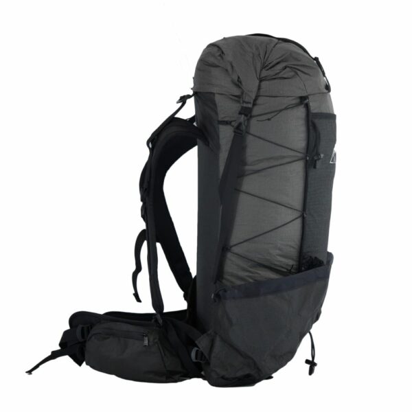 A right side view of the ULA ULTRA Ohm backpack.