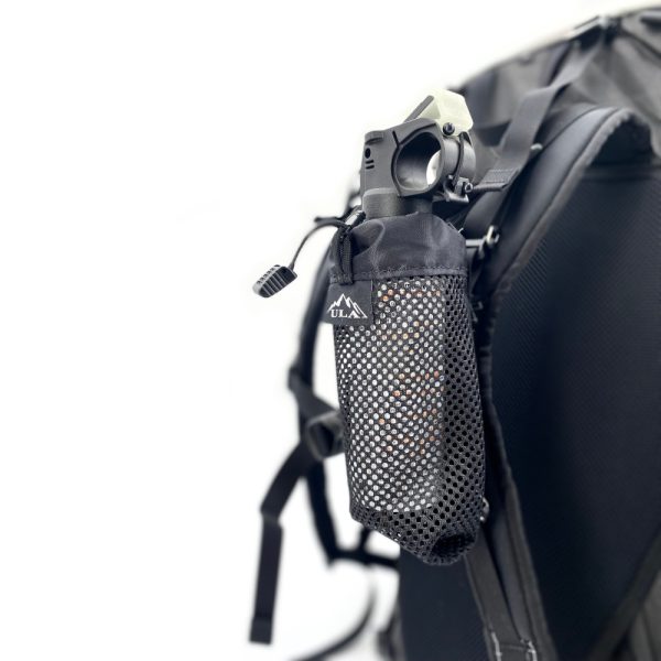 ULA Deploy bear spray holder on pack