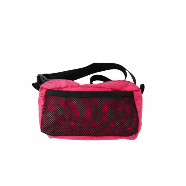 A ULA Spare Tire fanny pack / waist pack in Pink Flamingo EcoPak.