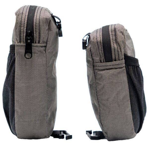 Regular versus Large Side View of the ULA Ultra Shoulder Strap Pocket