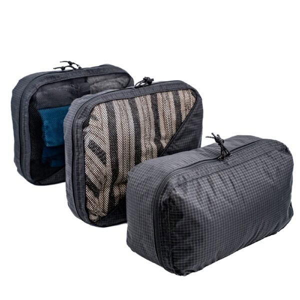 ULA 36L Packing Cubes are designed for seamless organization inside your 36L Dragonfly. 36L bundle comes with 2 large cubes, and a shoe cube.