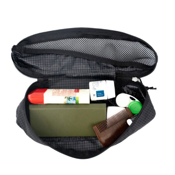 Small Packing Cube Unzipped holing contact case, deoderant, other personal products