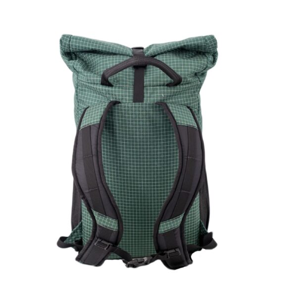 ULA Green Robic Node Daypack Back View showing S-straps