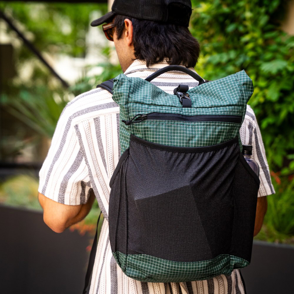 Urban explorer wears Robic Node on a day hike Urban explorer wears Robic Node on a day hike