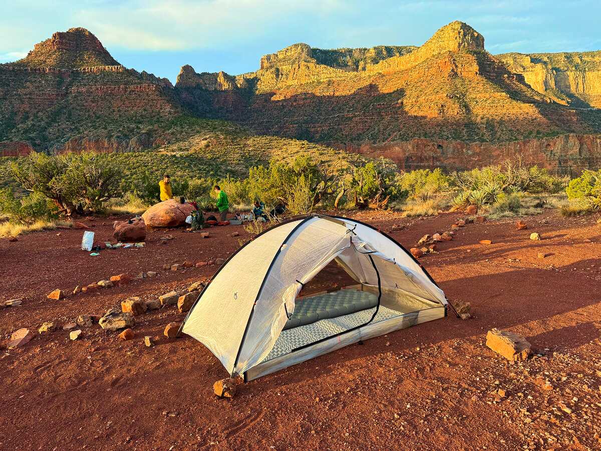 Free Standing Tent A free standing tent in the desert