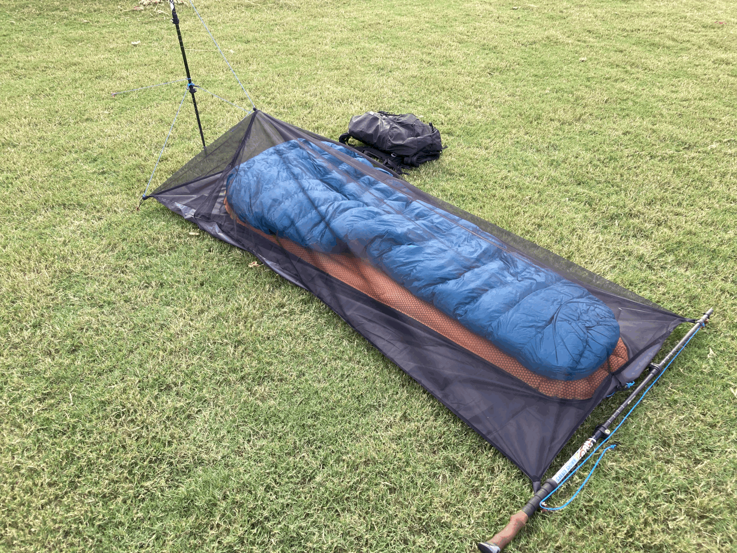 bivy A quilt inside of a bivy