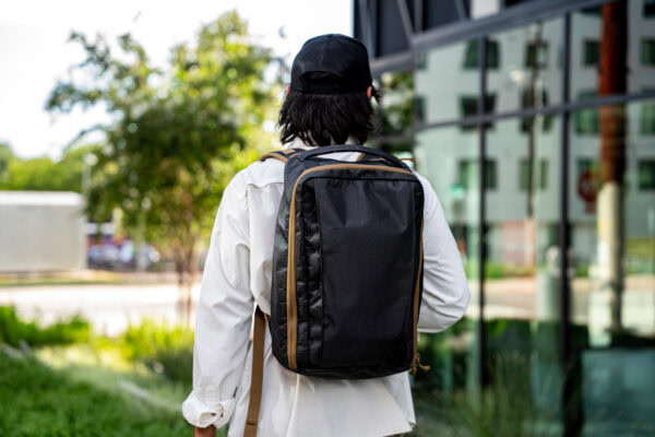 A black ultra cicada