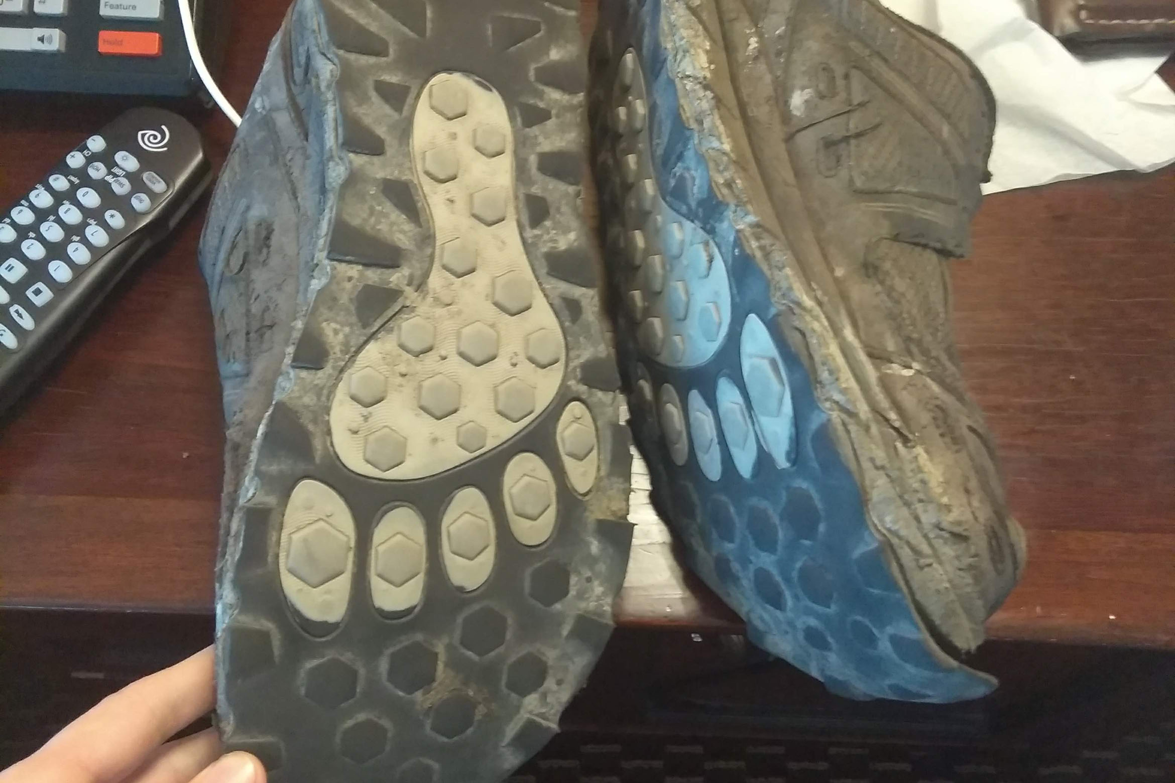 shoes A pair of Altras after 500 miles