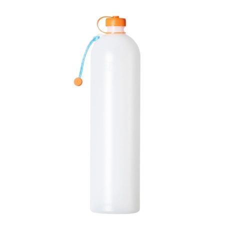 1L CNOC Thru-bottle: white bottle with orange lid