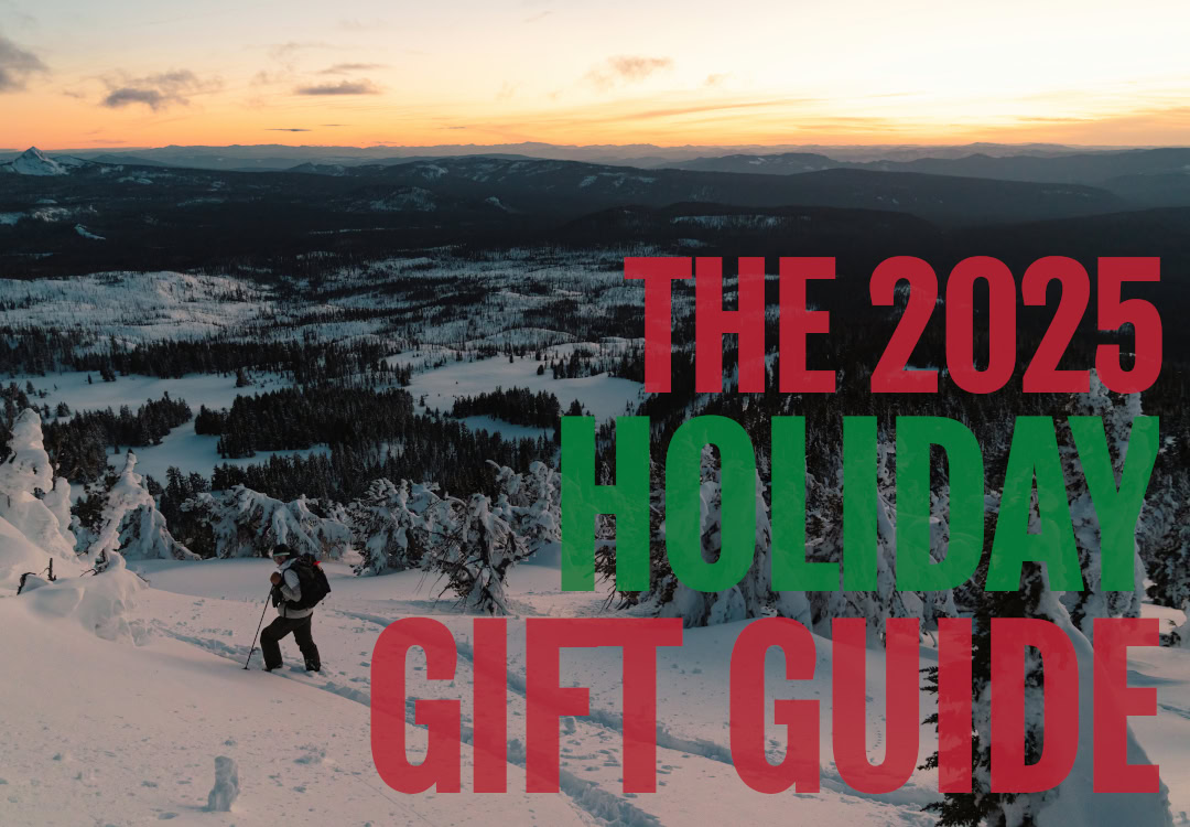 Gift Guide 2025 Image shows a skier