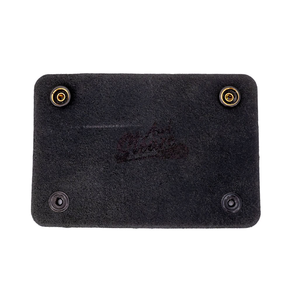 Underside of Awl Steaze Dragonfly Grip-it showing the logo and snaps