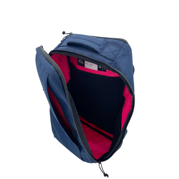 A 3/4 Side view showing the interior and exterior of the Bespoke Cicada 0426