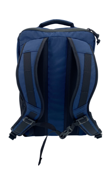 A back view of the navy blue Bespoke Cicada 0426