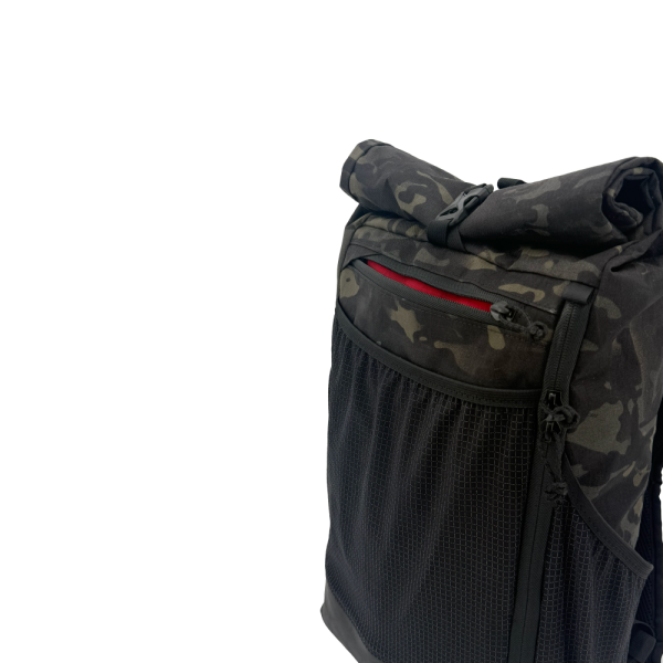 Node 0726: Black Multicam QAP Detail View showing red interior lining