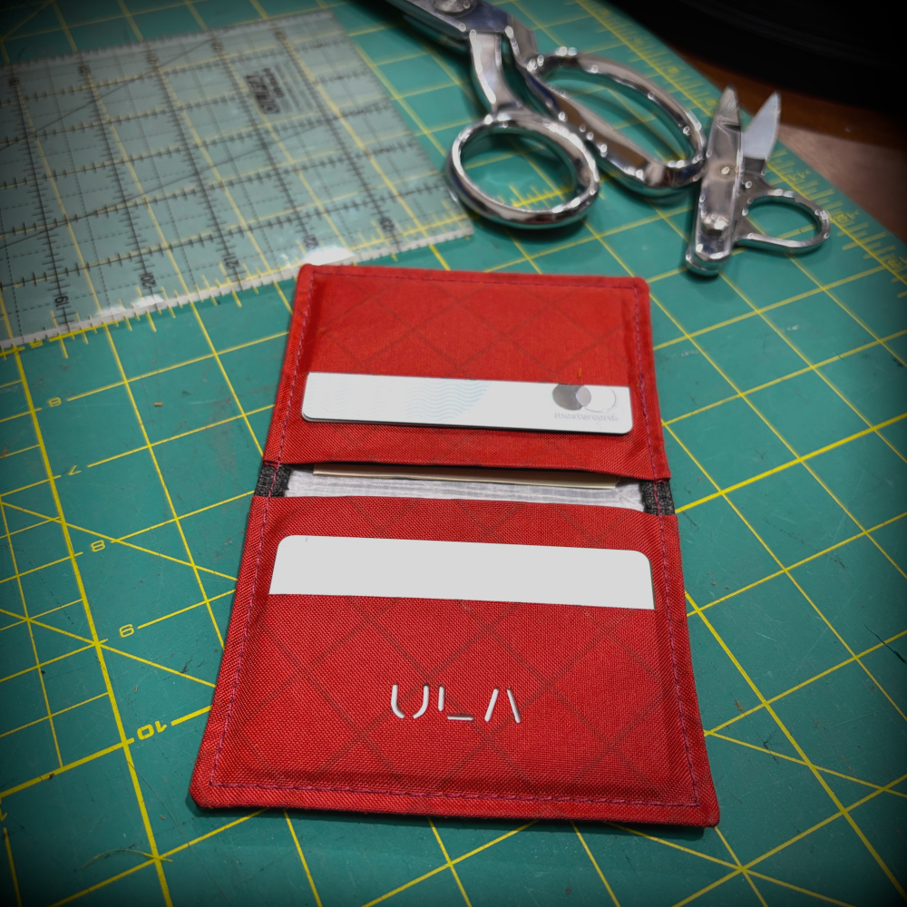 A backpacker wears a NewEra hat on the trail