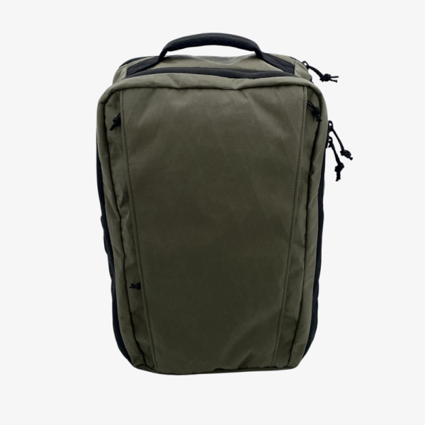 A front view of the 50X Cicada EWP in Ranger Green