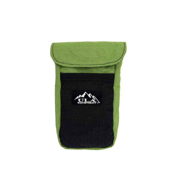 ULA ULTRA Polarity Pocket in Lime Green with Logo